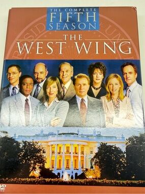 The West Wing: The Complete Fifth Season DVD - Rust & Black Cover